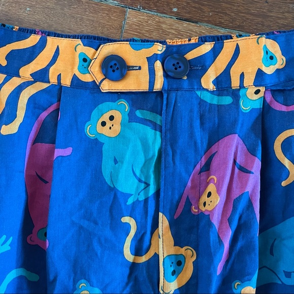 ModCloth monkey patterned skirt!! - Picture 2 of 3